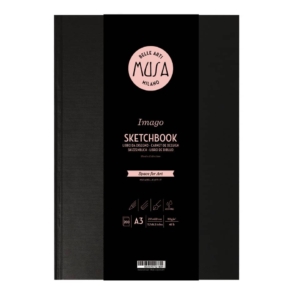 Libro da disegno Imago Musa - sketchbook - 200 pagine 105g/m² formato A3 MU124493