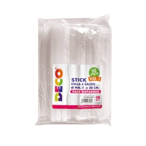 Colla stick a caldo Deco Ø11 mm x 20 cm T705A/1000 (conf.50)