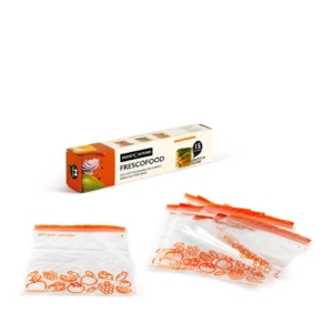 Buste con zip richiudibili per alimenti Perfetto ''Frescofood'' - M - 24x27,5 cm - 29162 (conf.15)