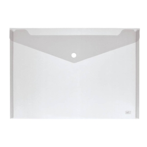 Buste con bottone Lebez orizzontale - formato A4 - Trasparenti - 2192-T (conf.12)