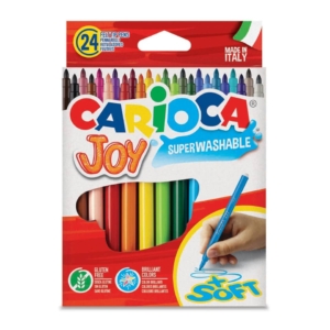 Pennarelli superlavabili Carioca Joy Ø2,8 mm - Colori Assortiti - 40615 (conf.24)
