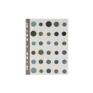Buste a perforazione universale porta monete Favorit Top - 30 tasche f.to 4x4,5 cm - 400184165 (conf.5)
