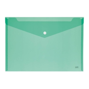 Buste con bottone Lebez orizzontale - formato A4 - Colori Assortiti - 80193 (conf.12)