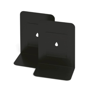 Reggilibri in metallo Lebez - Nero - 088-N (conf.2)