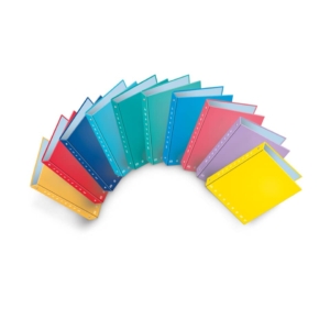 Raccoglitore ad anelli Pigna Monocromo - A4 27x32 cm 4 anelli Ø 30 mm colori assortiti - 0011963