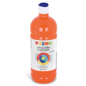 Colore acrilico Primo in bottiglia con tappo dosatore 1000 ml Arancione 404TA1000250