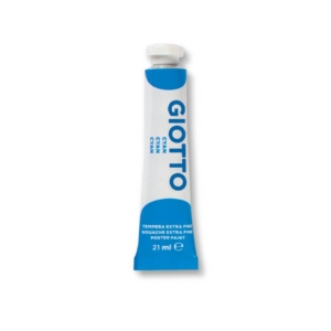 Tubetti tempera GIOTTO Extra ultrafine in tubetto 21 ml Ciano - F35501500 (conf.6)