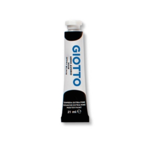 Tubetti tempera GIOTTO Extra ultrafine in tubetto 21 ml Nero - F35502400 (conf.6)