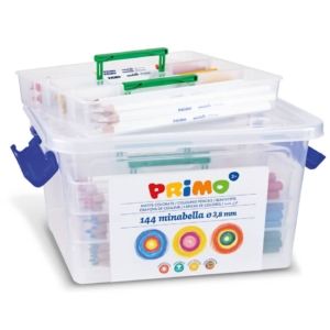 Matite colorate esagonali Primo minabella laccate - Ømina 3,8 mm - Colori Assortiti - 525MINAB144 (conf.144)