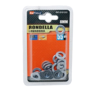 Rondelle piatte Emi per bulloni M8 - 8101333 (conf.50 gr)