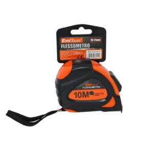 Metro flessibile Emi - 10m x 25 mm - Arancione e Nero - 8103904