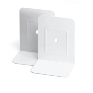 Reggilibri in metallo Lebez - Bianco - 088-B (conf.2)