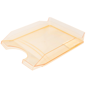 Vaschetta portacorrispondenza da scrivania Office Products in PP A4 - trasparente arancione - 18016011-07