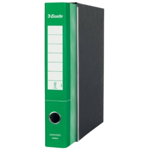 Registratore protocollo Esselte Essentials G74 23x33 cm dorso 5 cm verde - 390774180