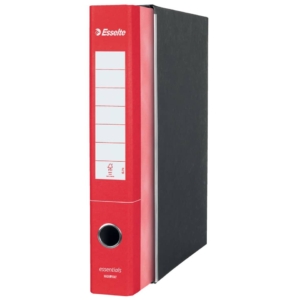 Registratore protocollo Esselte Essentials G74 23x33 cm dorso 5 cm rosso - 390774160