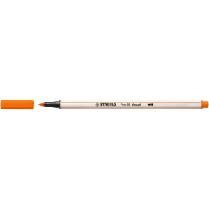 Pennarello Stabilo Pen 68 brush - punta a pennello - M 1 mm vermiglio pallido - 568/30