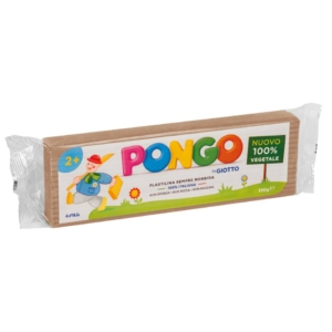 Panetto di plastilina vegetale modellabile 350gr Pongo beige F603517