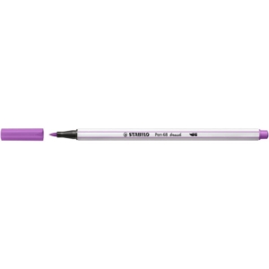 Pennarello Stabilo Pen 68 brush - punta a pennello - M 1 mm prugna 568/60