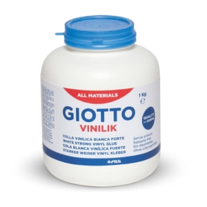 Colla vinilica forte GIOTTO Vinilik in barattolo 1kg - colore Bianco - F543000