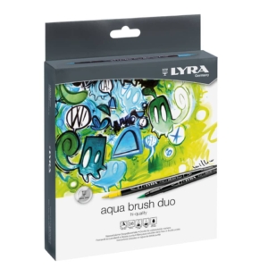 Pennarelli Lyra Aqua Brush Duo - Colori Assortiti L6521360 (conf.36)