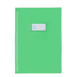Copriquaderno con portanome Coprimaxi Favorit C25E Francese formato A4 in PVC laccato verde bandiera spessore 250 μm - 100500952