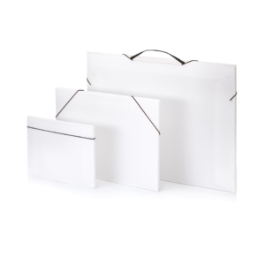 Valigetta polionda Favorit Portfolio in PPL neutro con elastico 53x37x1 cm - 100501111