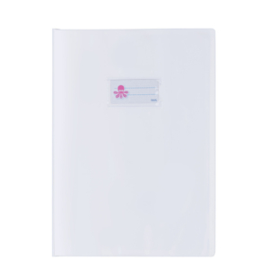 Copriquaderno con portanome Coprimaxi Favorit C25E Francese formato A4 in PVC laccato bianco spessore 250 μm - 100500942