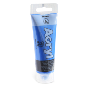 Colore acrilico Primo in bottiglia PET con tappo dosatore 75 ml Blu - 420TAM75521