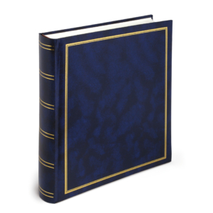 Album portafoto generico Lebez con copertina in vinyl - 30 fogli in cartoncino - formato 30x33 cm - 0379-BL