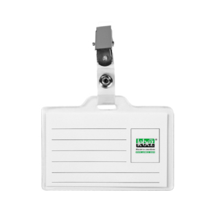 Portabadge con clip Lebez in PVC - 31-140-B (conf.50)