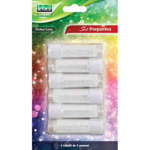 Porporina Lebez Dekor Line in tubetto 3gr - colore Bianco - 5134-B (conf.6)