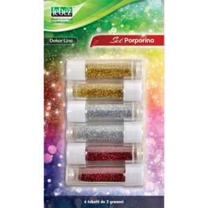 Porporina Lebez Dekor Line in tubetto 3gr - Colori Assortiti - 5134-ASS (conf.6)
