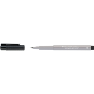 Penna a china Pitt Artist Pen brush Faber-Castell colore Grigio caldo III - 167472 (conf.10)