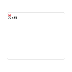 Etichette bianche permanenti Markin Copiatabu 70x56 mm - X11047 (conf.100 fogli)