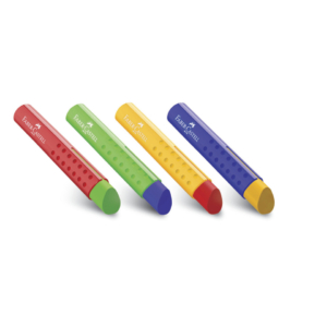 Gomme in vinile Faber-Castell TRI - Colori Assortiti - 182334 (Espositore 24 pezzi)