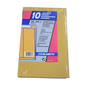 Buste a sacco Blasetti Mondex Avana - 100g/m² - 190x260 mm - 578 (conf.10)