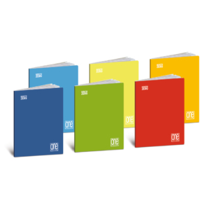 Quaderno Maxi One Color Impatto Zero A4 20+1 fogli - 80g/m² - 4 mm - 7443 (conf.12)