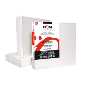 Tela per pittura DOM Modern 380gr bordo 38 mm - 20x20 cm - 356/2020