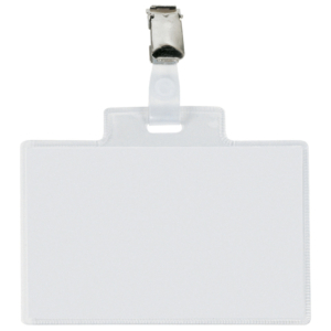 Targa portabadge con clip Sei Rota PASS 4E - formato 11x7 cm - 318214 6 -14 (conf.100)