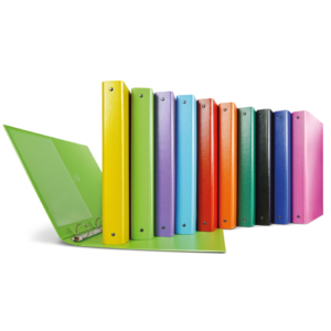 Raccoglitore Sei Rota Nettuno - 4 anelli R 30 mm - A4 - dorso 3,5 cm - Colori Assortiti (conf.10)