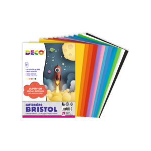 Cartoncini colorati Deco Bristol Colori Assortiti 200g/m² 35x50 cm (conf.21)