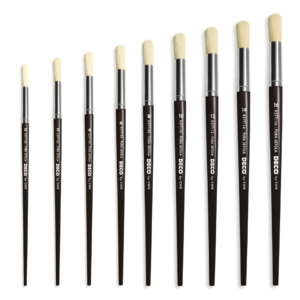 Pennelli Deco manico corto punta tonda - N° 6 - K766/06 (conf.12)