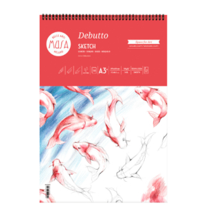 Blocco con spirale Musa Debutto A3 120g/m² - 50 fogli - MU133393