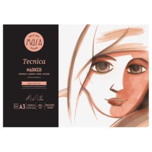 Blocco Musa Tecnica Marker 50 fogli - 75g/m² - formato A3 - MU135293