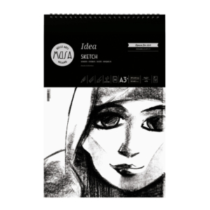 Blocco con spirale Belle Arti Musa Idea Sketch - 90g/m² - A3 30 fogli - MU123393