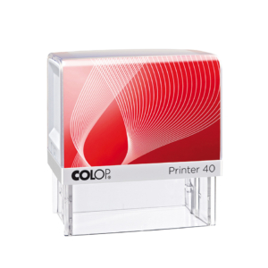 Timbro rettangolare Colop formato 23x59 mm personalizzabile - Printer 40 PR40G7