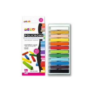 Gessi policromi quadrati Deco Gessopastello - Colori Assortiti - MY/MCP12 (conf.12)