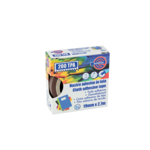 Nastro adesivo telato Eurocel formato 19mm x 2,7 m - colore Marrone 16114194