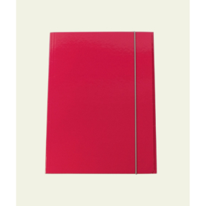 Cartella a tre lembi con elastico Cartotecnica del Garda 25x34 cm 0,8 mm colore fucsia - CG0032LBXXXAE16