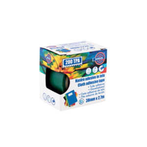 Nastro adesivo telato Eurocel formato 38 mm x 2,7 m - colore verde 016314314